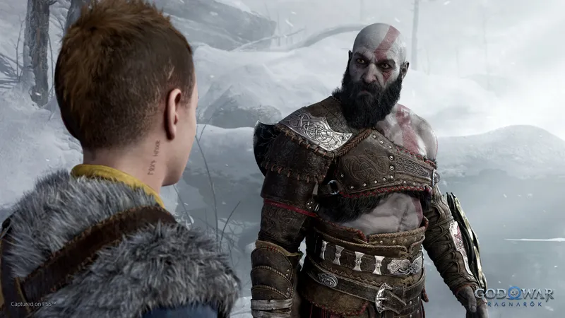 God of War Ragnarök — Kratos and Atreus