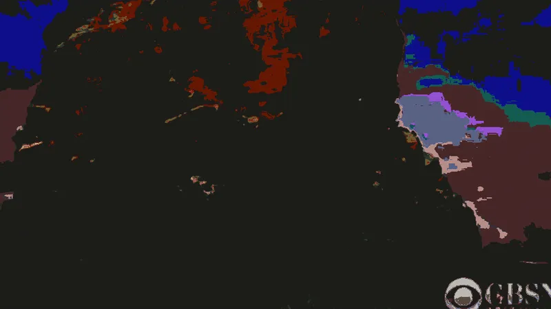 the news 01 — dark posterized frame